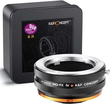 K&F Concept Minolta (SR / MD / MC) Lens Mount to Fuji X Camera Body Adapter Ring