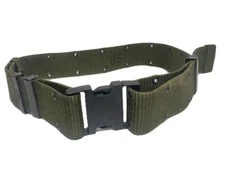 US Army Pistol Belt Green Nylon Sz L ITW Nexus Buckle