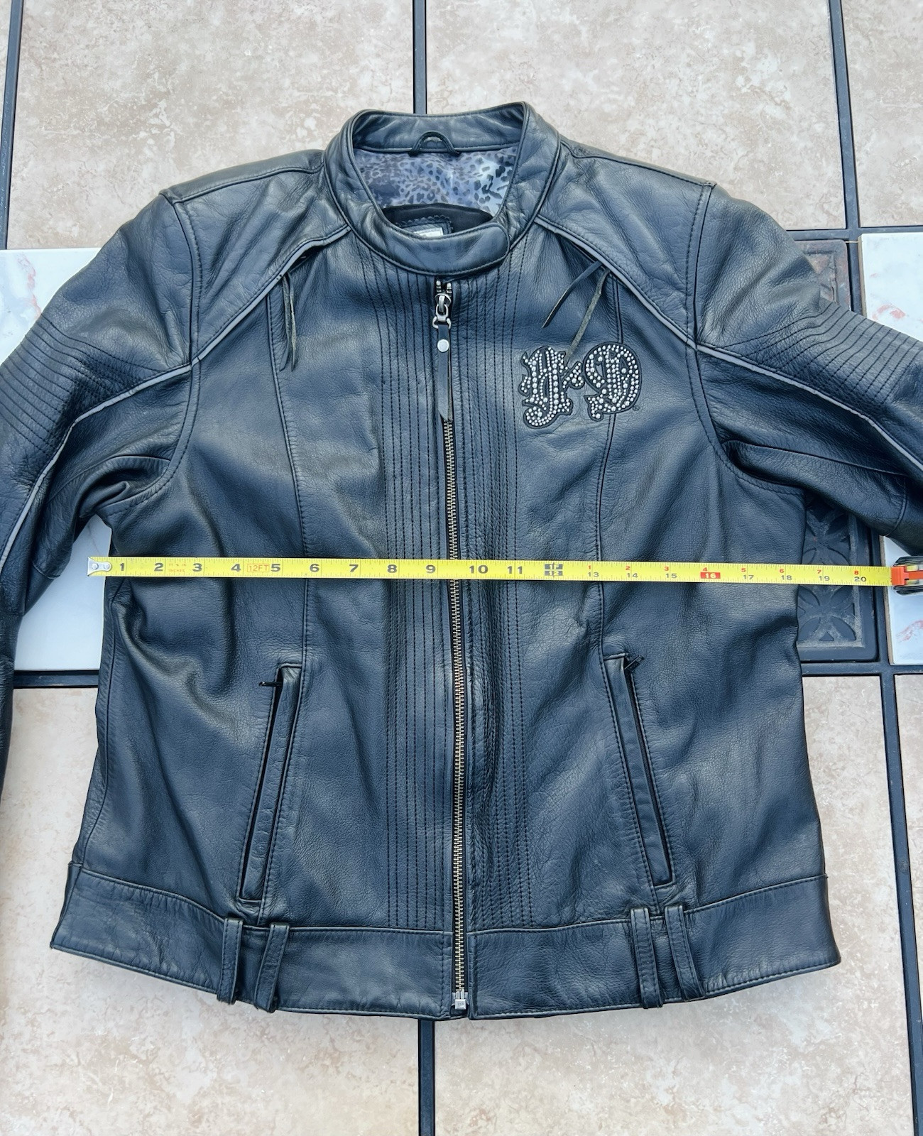 Harley Davidson Women's Temptress Bling Studded Leather Jacket MD 97070-11VW image 8