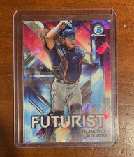 2021 Bowman Futurist Francisco Alvarez #FUT-FA Blue Mojo Refractor /150