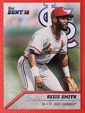 2016 Topps Bunt Ozzie Smith #187 HOF - Cardinals - 10+ Items Ship FREE!!!