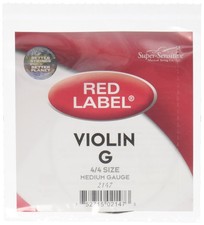 Super Sensitive Red Label 4/4 Violin G String - Medium Gauge Scale,