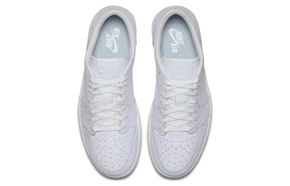 JORDAN 1 Retro Bajo Ns Triple Blanco - 872782-100 Envío Ahora Foto 3 de 4