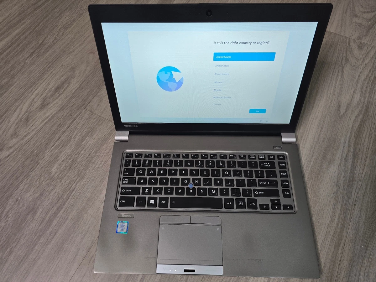 Toshiba 8 GB RAM PC Laptops & Netbooks 256 GB SSD Capacity for