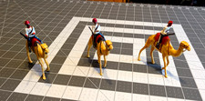 Lead Toy Soldiers Camels with Riders Lot of 3