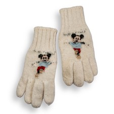 Vintage Mickey Mouse Children's Winter Knit Gloves