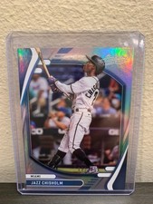 2022 Panini Absolute Holo Silver /199 Jazz Chisholm #35 Miami Marlins