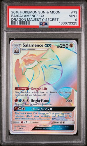 Salamence-GX graded PSA 9 for sale on eBay
