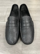 GUCCI Logo Loafers Size 8 G