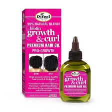 Difeel Biotin Growth and Curl Premium Hair Oil Pro Growth 2.5 oz