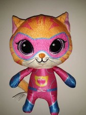 Disney Junior Super Kitties 7" Ginny Plush Stuff Animal Kitten Cat Superhero