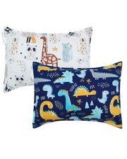 Toddler Pillowcases 2 Pack Organic Cotton Kids Pillow Cover Fit 13"x 18" or 1...