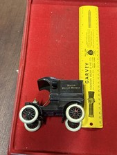 Diecast Metal Replica 1905 Ford's First Delivery Car Coin Bank with Key Ertle Co