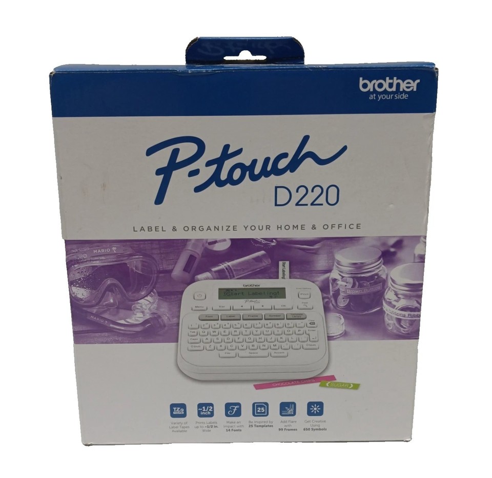 D220 Brother P-Touch PT-D220 Label Maker Brand New - Authorized Brother ...