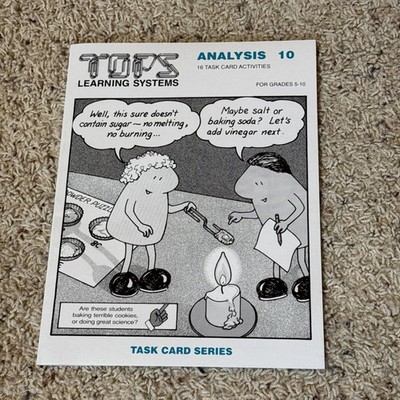 Analysis Tops Learning Systems 16 Task Card Activities for Grades 5-10