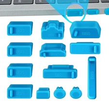 USB C Dust Plug 13PCS Silicone Anti-dust Plugs Notebook Computer Port Dust Plugs