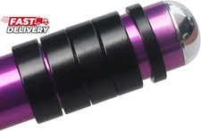 1 Inch Headset Spacer 5PCS 25.4 Fork Tube Handlebar Stem Spacer Black Silver 2 C