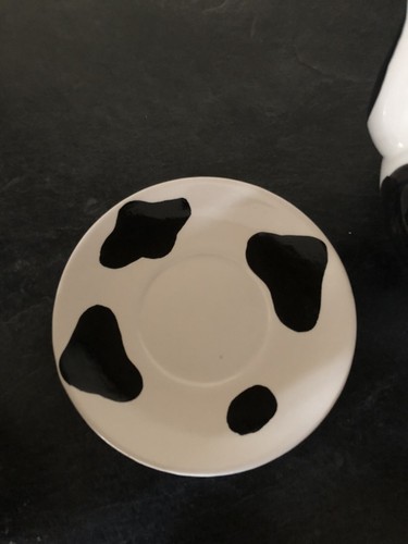 8 Pc Cow Teapot Set Mugs,saucers,milk Jug, Sugar Bowl & Tray Ceramic Full Size - Picture 18 of 18