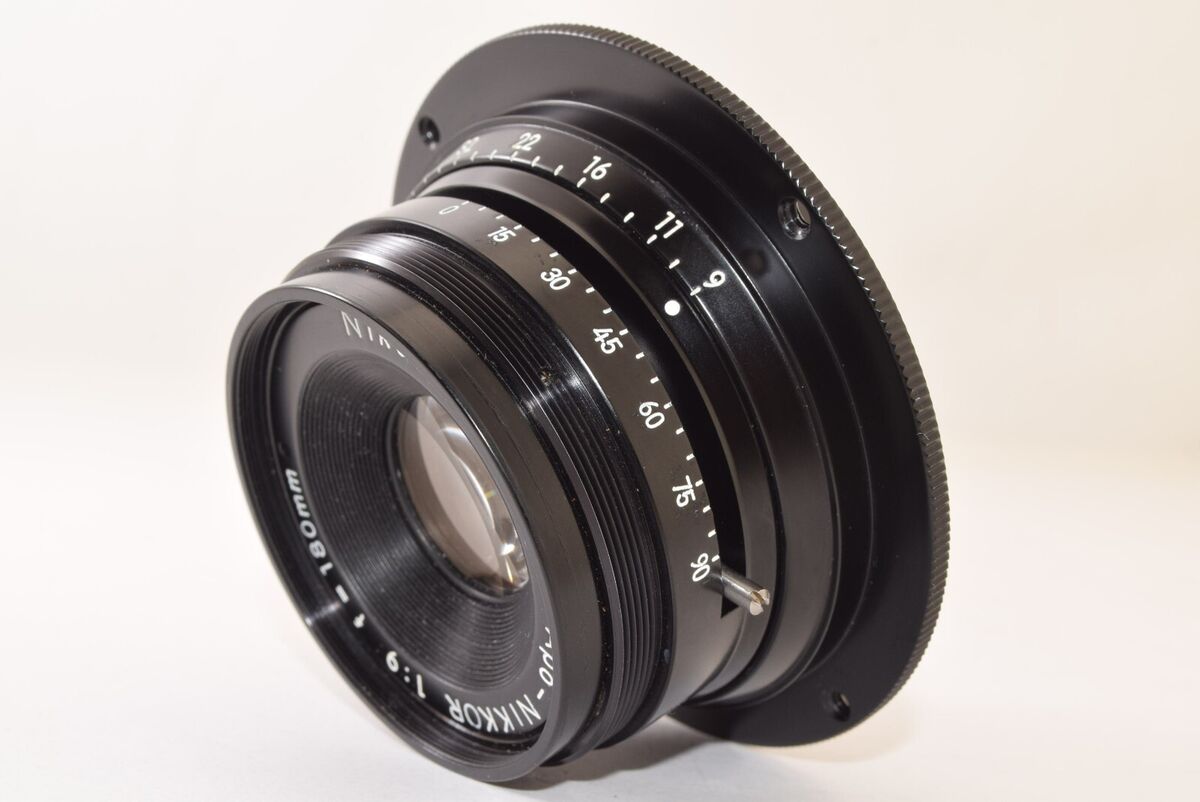 Nikon Apo-NIKKOR 180mm F/9 Large Format Lens From Japan Nikon Apo-NIKKOR 180mm F/9 Large Format Lens From Japan