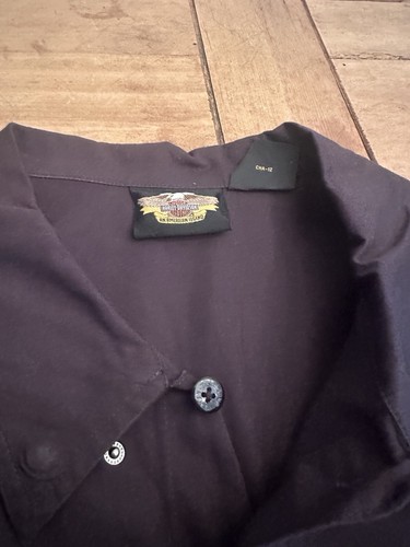 HARLEY DAVIDSON Shirt Mens 2XL Embroidered Garage Mechanics Work Short Sleeve - Picture 4 of 6