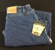 Vintage 80's Lee Women s 14 M High Waist Mom Jeans Tapered NWT. B14