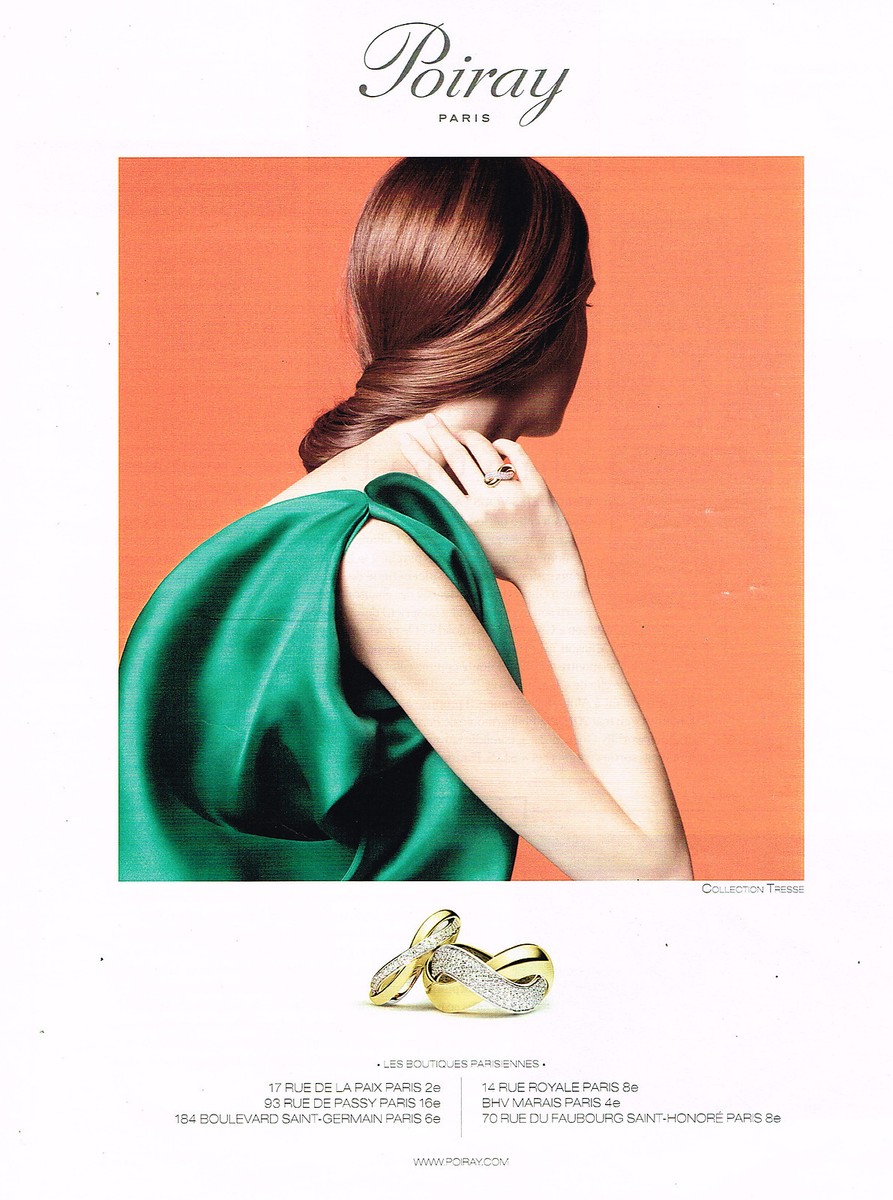 Maison Poiray Boutique Poiray Rue De La Paix PUBLICITE ADVERTISING