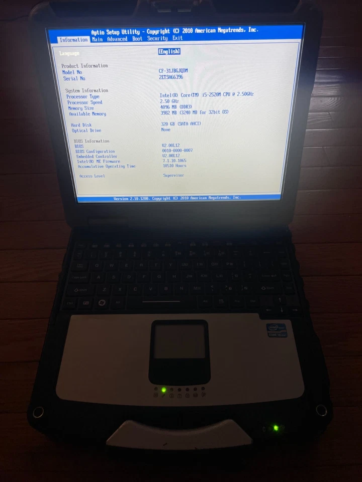 Panasonic Toughbook CF-31 Intel Core I5-2520M CPU @ 2.50GHz 320GB Windows 7 OEM - Image 2 of 4