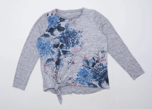 Matalan Womens Size 16 Floral Grey Long 