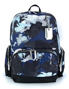 Tumi Calais Backpack Lightweight Blue Water Color Floral ...