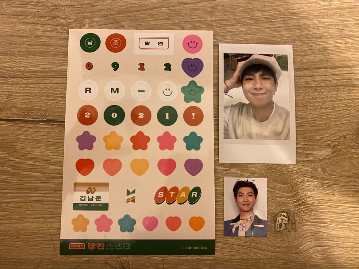 WTT BTS 2021 Season Greeting Photocard Set Vinly Poster