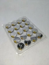 Qty:20 Newsun CR2450 3v Lithium Battery w/ Solder Tabs Bulk Package [whse2.26a3]