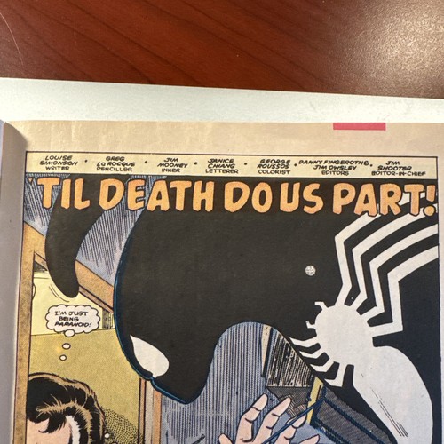 THE WEB OF SPIDER-MAN #1 VOL. 1 (1984) CHARLES VESS PAINTED COVER NM - Picture 21 of 24