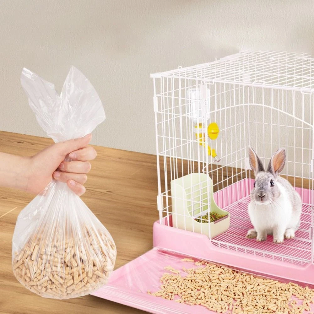 Disposable Rabbit Cage Liner Plastic Bunny Cage Mat Film