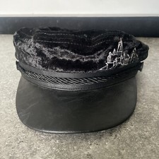 Harry Potter Hogwarts School Castle Fisherman Hat Black Unisex Velvet Cap