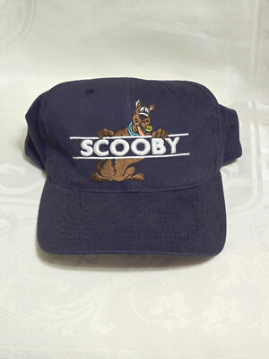 Vintage 1998 Scooby Doo Hat Cap Snapback Embroidered Spellout Cartoon Network