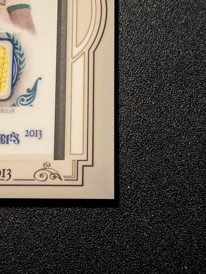 2013 Topps Allen Ginter PELE Patch Relic Mini Framed Brazil World Cup "READ" - Image 4 of 4