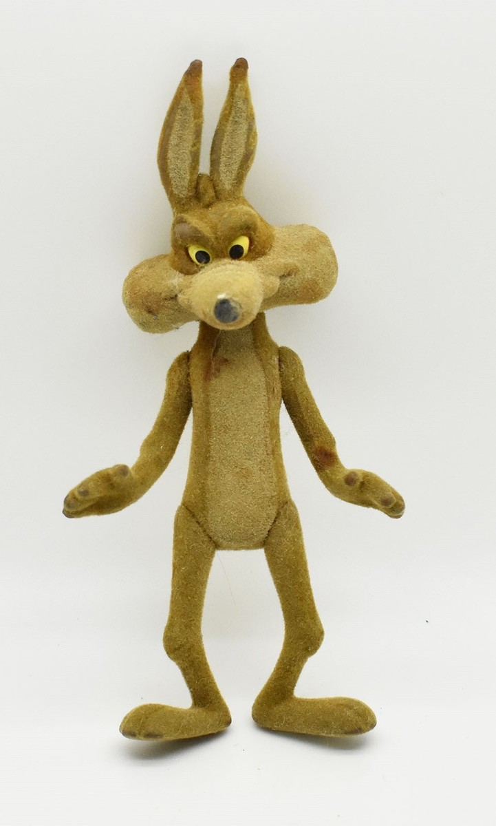 Looney Tunes Flocked Wile E Coyote Loose 6