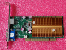 nVidia GeForce 338PCI 6200 128MB VGA PCI GPU Video Card Retro Gaming #AX5C