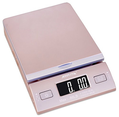 Accuteck Dreamgold 86 Lbs Digital Postal Scale Shipping Scale Postage With Usb&Ac Adapter, Limited Edition (692015073027)