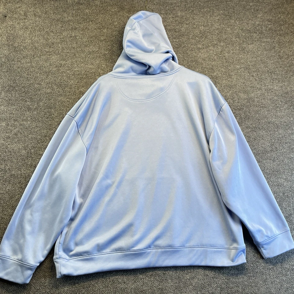 Sudadera con capucha de baloncesto North Carolina Tar Heels para hombre 2XL azul manga larga pulóver Foto 4 de 4