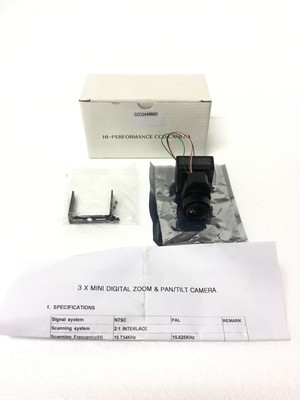 NEW NTSC 3 x Mini Digital Zoom & Pan-Tilt Color CCD Camera, FREE SHIPPING