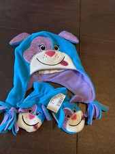 New Infant Girls Hat Mitten sz-S 6-12 mths
