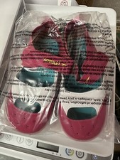 NWT Speedo Toddler Hybrid Pro Pool To Playground Shoes Pink/White Sz M 7-8   