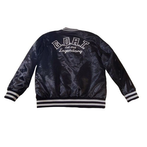 RUE 21 Varsity Jacket G.O.A.T Legendary Est 2015 Y2K Streetwear Mens size Medium - Picture 3 of 15