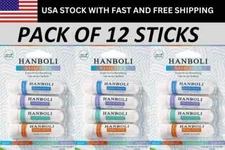 New Nasal Stick Pack OF 12 Enhance Breathing + Boost Focus Breathe Vapor HANBOLI