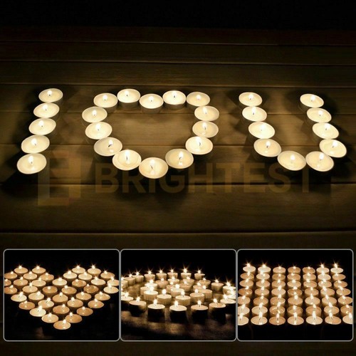 100pk Scented Tealights Tea Light Candles Bulk 4 Hours Burn Home Scent Wedding - Picture 7 of 13