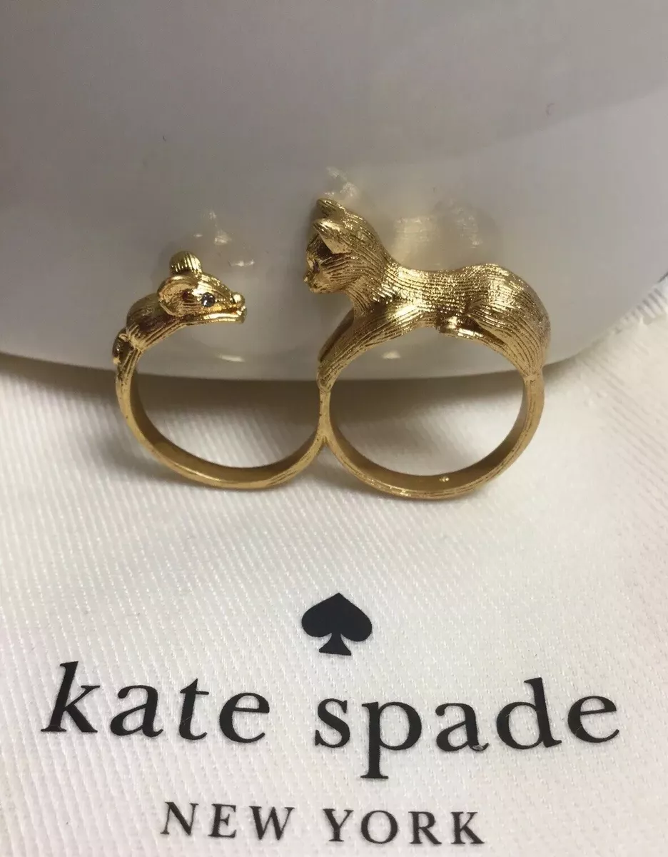 chico Desconocido Centro de la ciudad Kate Spade New York House Cat And Mouse Ring Sizes 6, 7 and 8 w/ KS Dust Bag New | eBay chico Desconocido Centro de la ciudad Kate Spade New York House Cat And Mouse Ring Sizes 6, 7 and 8 w/ KS Dust Bag New | eBay