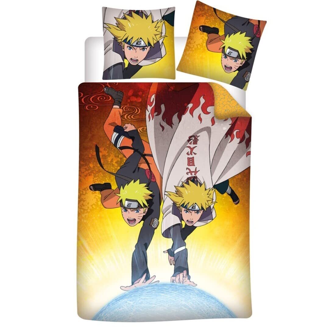 NARUTO - Minato & Naruto - Duvet Cover 140x200cm NUOVO
