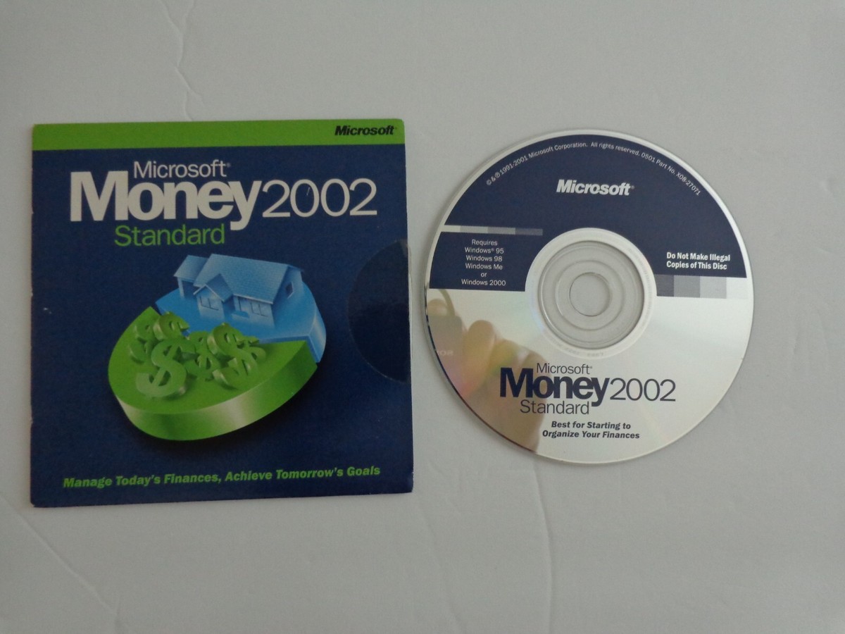 Microsoft Money 2002 Standard For Windows | eBay