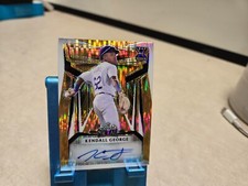 2023 Leaf  Gold 1/1 Kendall George Auto XRC Leaf Metal